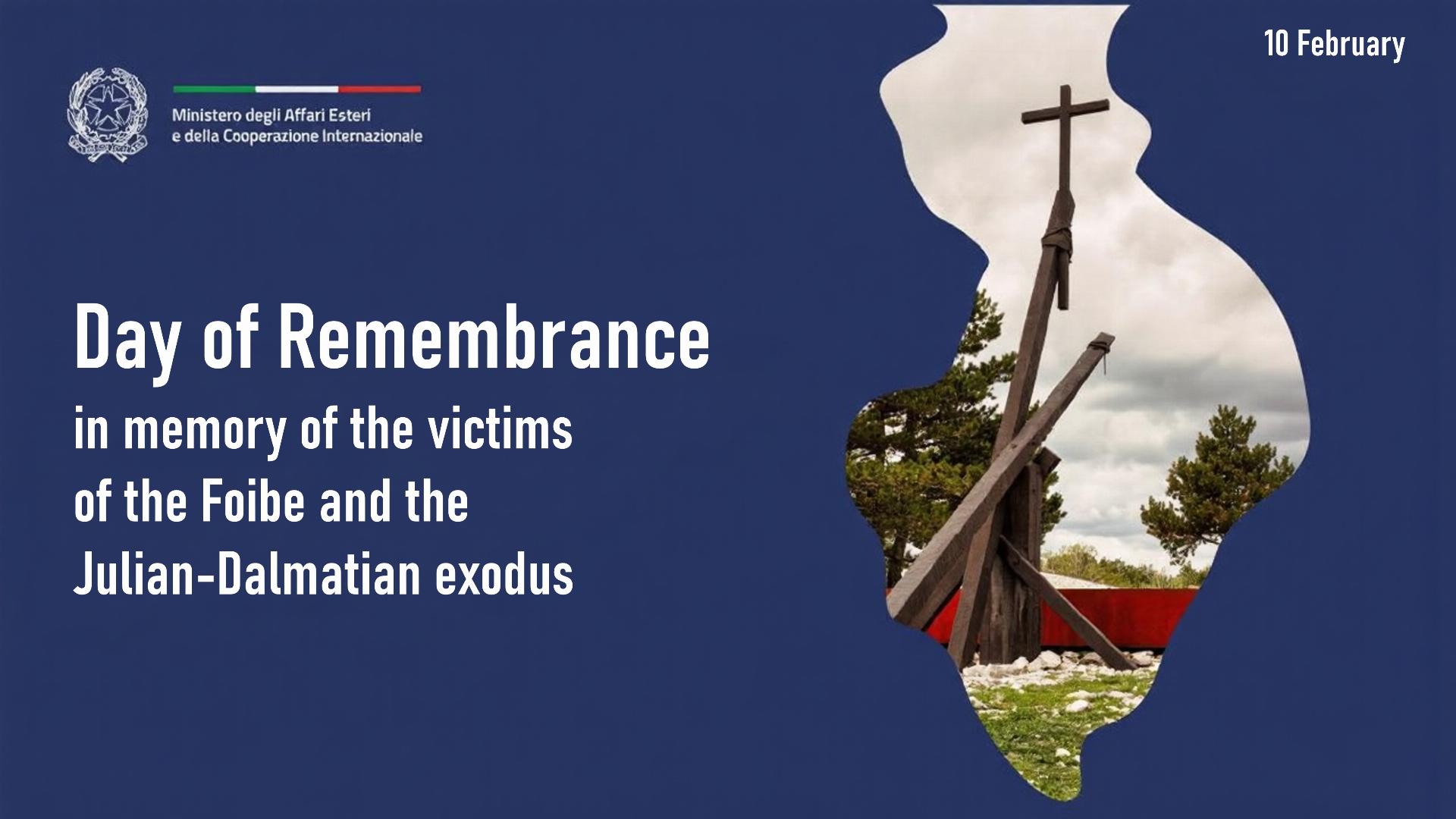 Foto Giorno del Ricordo – Versione Inglese